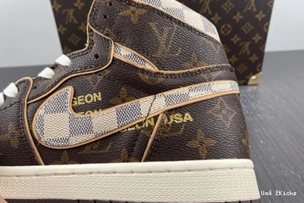 high x top Durable Air Jordan 1 107 OFF-WHITE 5424 1110